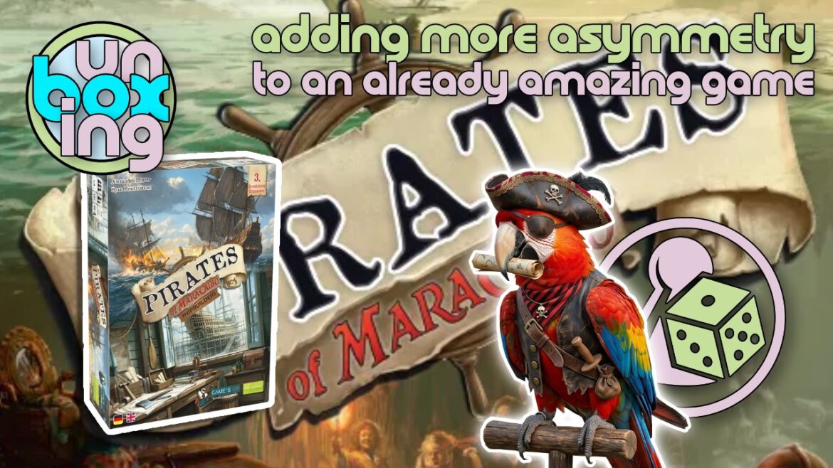 Unboxing der Pirates of Maracaibo: Shipbuilders Erweiterung